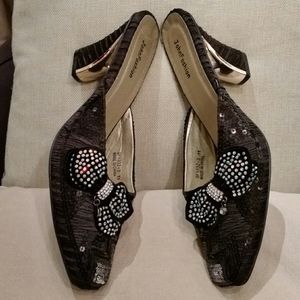 John Fashion bling heels